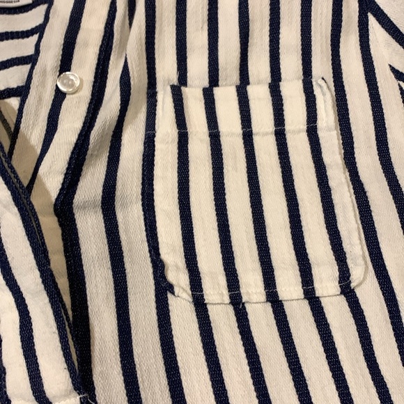 Liz Claiborne Striped High Low Tunic Long Sleeve - Picture 4 of 9